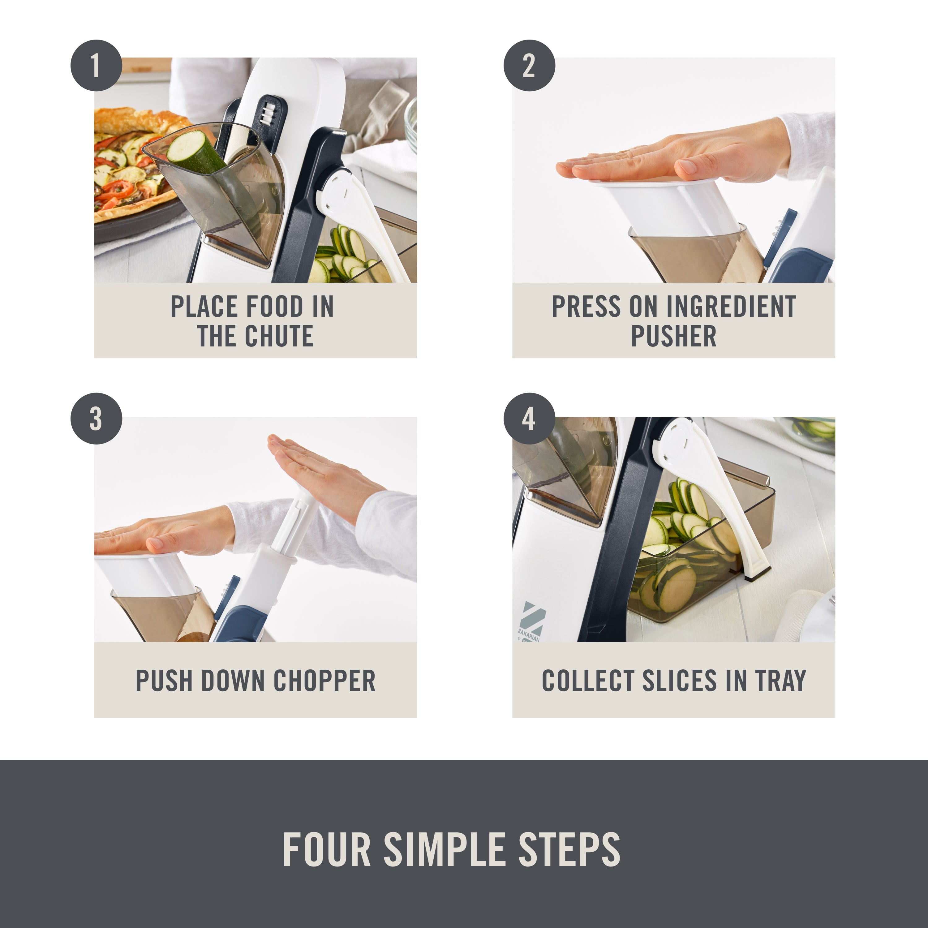 Zakarian by Dash Safe Slice® Mandoline
